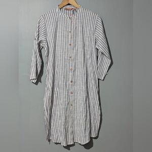 Modaniza Huf & Dee Ladies‎ Kurta Woman’s Size XL Modest Striped Maxi Dress